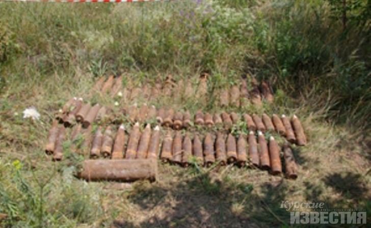 В Курской области в земле найдено 109 боеприпасов В Курской области в земле найдено 109 боеприпасов